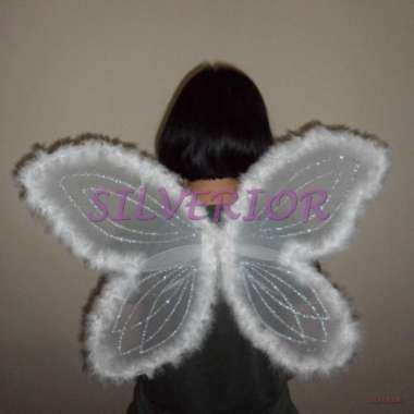 Sayap Pentas Kupu Kupu Butterfly Wings Putih