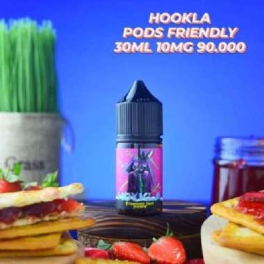 Hookla Strawberry Pods Friendly 30ML by Red Queen - Liquid Hookla AIO