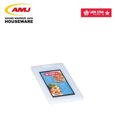 TALENAN PLASTIK CHOPPING BOARD M (30X19,5X1,1) LION STAR