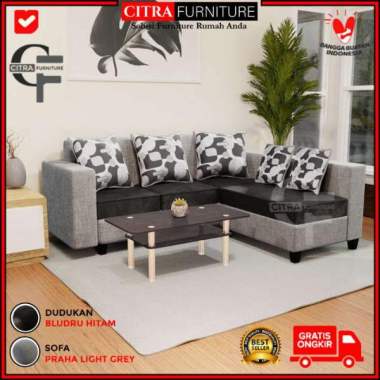 Sofa sudut minimalis (FREE ONGKIR)