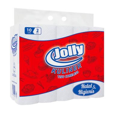 Jolly Toilet Coreless Tisu Toilet [10 Rolls]
