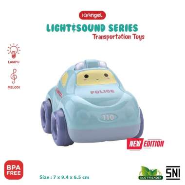 IQ Angel Light & Sound Transportation Car Toys New - Police