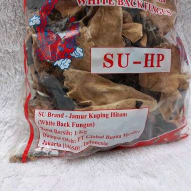 Jamur Kuping Hitam Putih 1kg/ White Back Fungus 1kg