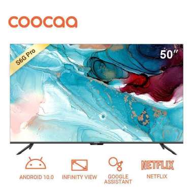 Led UHD 50 inch 4K Smart Android 10 COOCAA 50S6G PRO - GARANSI RESMI