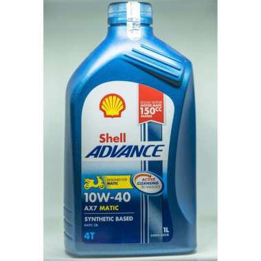 OLI MOTOR SHELL ADVANCE MATIC MATIK SCOOTER SKUTER AX7 1 L LITER 10W-40 MAXI