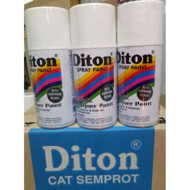 Pilok pilox diton sapphire black 8512 300cc hitam sapir hitam metalik