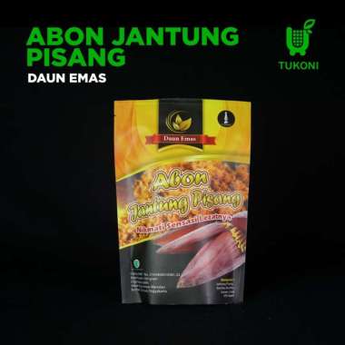 Abon Jantung Pisang Daun Emas dari Jantung Pisang pilihan