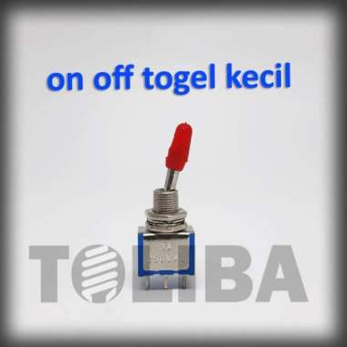 saklar togel/ toggle/ switch togel 3 pin 3pin 3kaki mini on off