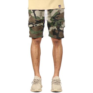 AAPE Woven Cargo Shorts Camo Green 