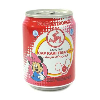 Kaki Tiga Larutan Penyegar Anak Strawber