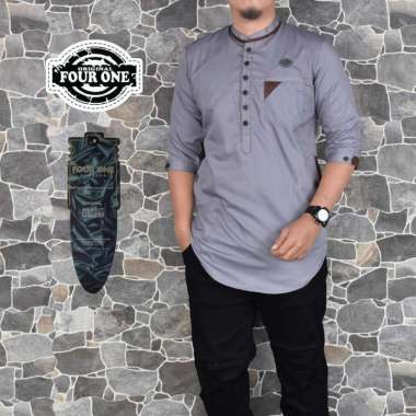 Baju Koko KURTA Pakistan TOYOBO Tangan 3/4 Super Premium Terbaru Qurta Pria Dewasa Irsyad Elzaura F1