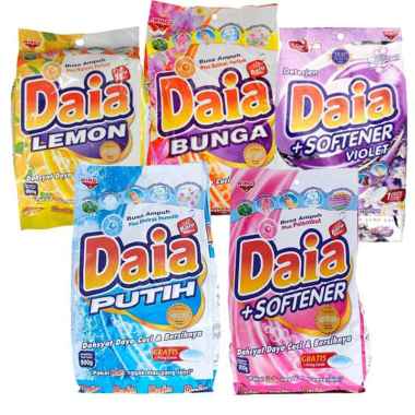 Promo Harga Daia Deterjen Bubuk Ekstrak Lemon 565 gr - Blibli