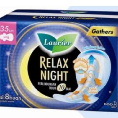 Laurier Relax Night 35 cm 8 pads