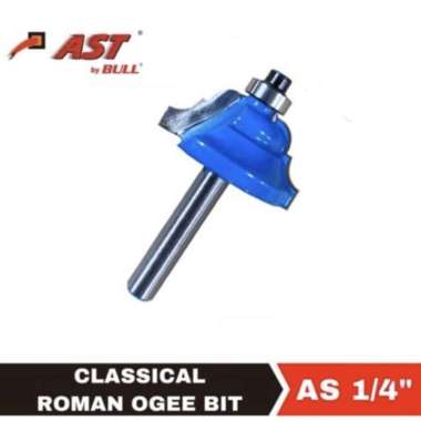 Mata Profil Classical Roman Ogee Bit 10mm as 1/4 inch Ast router
