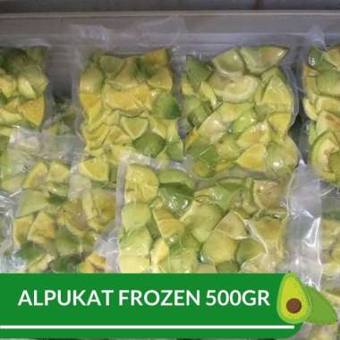 Alpukat Mentega Frozen 500 gram - Avocado Frozen 500 gr - Alpukat Beku ALPUKAT 500GR