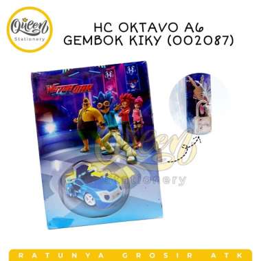 HARD COVER OKTAVO A6 GEMBOK KIKY / NOTEBOOK / BUKU OKTAVO / BUKU DIARY (002087) 002087
