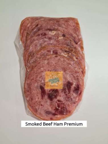 Smoked Beef Ham - Ham Sapi Premium, Ukuran 500 Gram