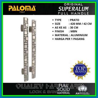 Handle Pintu / Gagang Pintu Minimalis Paloma QHPHP 8037 420 mm 42 cm Handel Pintu / Tarikan Pintu Mu