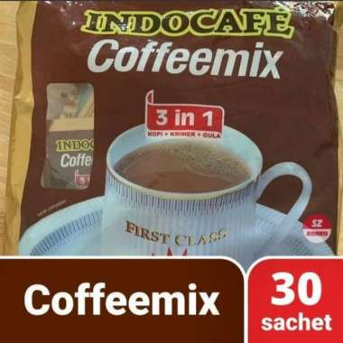 Kopi Indocafe Coffeemix 3in1 Coffee Indo Cafe Kopi Mix iSI SATU SASETAN