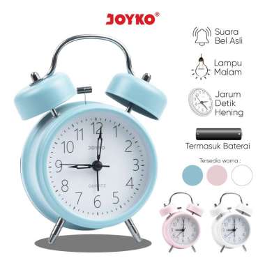 Jam Beker Dering Beker Alarm Clock Joyko ALCL-605 Blue