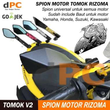 harga SPION MOTOR TOMOK RIZOMA V2 FULL CNC VARIASI AKSESORIS SEMUA MOTOR - Blibli.com