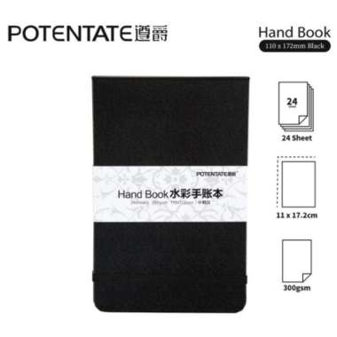 Jual POTENTATE HARD COVER SKETCH BOOK A6 100 GSM 110 SHEETS NEW