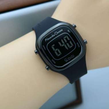 ALEXANDRE CHRISTIE AC9336 AC 9336 FULL BLACK WANITA. ORIGINAL