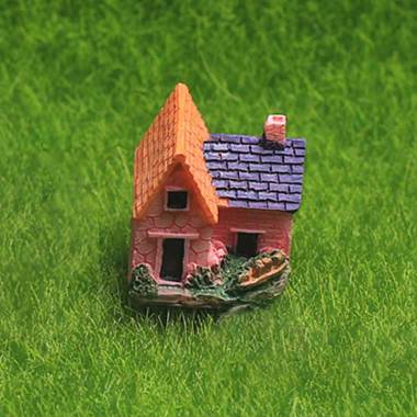 Stump stool Resin Miniature Figurine Garden Dollhouse Decor Micro Landscape FH