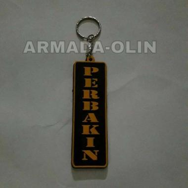 Gantungan Kunci karet Perbakin / Gantungan karet