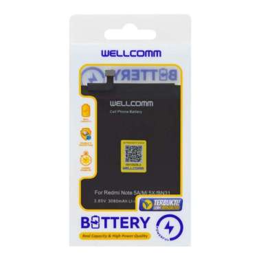 Wellcomm BATTERY DOUBLE IC XIAOMI REDMI Note 5A/Redmi 5X,/Mi A1/Redmi Y2/Redmi S2/BN51 Original