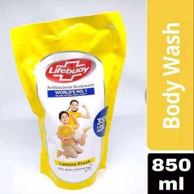 Promo Harga Lifebuoy Body Wash Lemon Fresh 850 ml - Blibli
