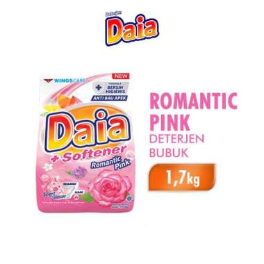 Promo Harga Daia Deterjen Bubuk + Softener Pink 1700 gr - Blibli
