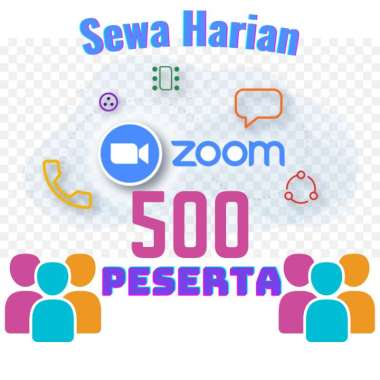 Zoom Meeting Pro Harian 500 Partisipant Harian (24 Jam)