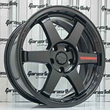 REP VELG RAYS TE37 RING 17 BLK VELG MOBIL MURAH GARASI VELG SURABAYA