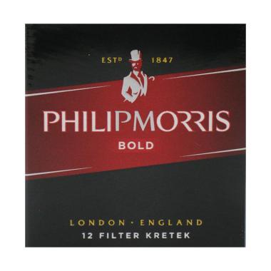 Jual Philip Morris Bold Rokok Filter 12 Batang 1 Slop 10 Bungkus Online Januari 2021 Blibli