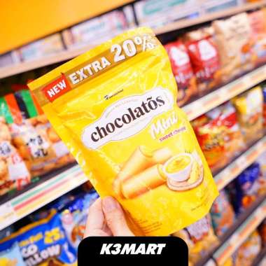 Promo Harga CHOCOLATOS Wafer Roll Mini Cheese 65 gr - Blibli