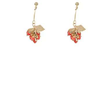 1901 Jewelry Anting Saga 2837 Orange