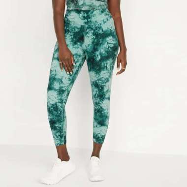 Old Navy H.Waist 7/8 Lenght Legging ODC016|Celana Fitness Legging Lari M Teal Tie Dye