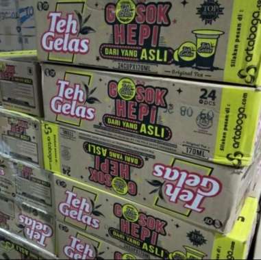 Teh Gelas 1 Dus Isi 24 170 ml