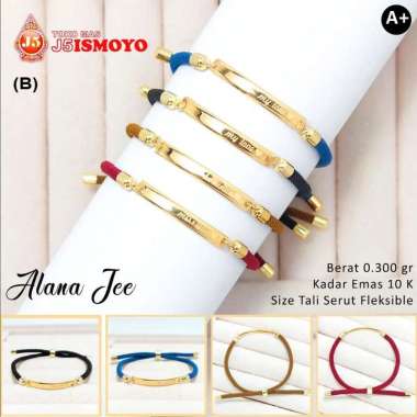 Gelang Emas Tali Alana Jee J5Ismoyo 1 gr, Maroon