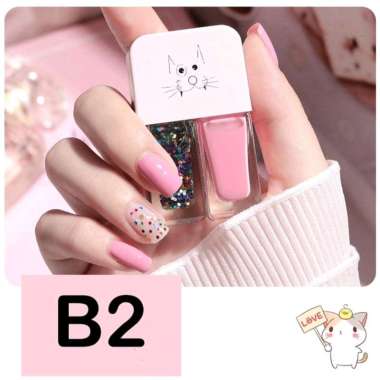 ALNECE 2IN1 KUTEK HALAL (BS SHOLAT) NON PEEL OFF KUTEKS B2