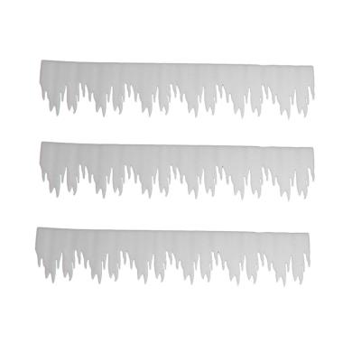 Jual Bluelans 3pcs White Icicle Ice Strip Ornament Christmas Party