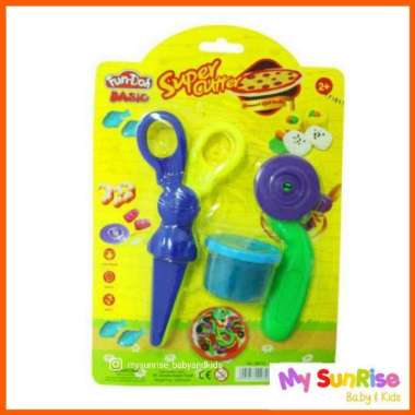 MAINAN FUN DOH BASIC SUPER CUTTER / Dough / Fundoh Roller And Knife