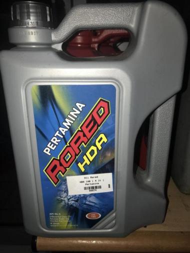 Oli Rored HDA GL 5 SAE 140 Transmisi Gardan 4 Liter