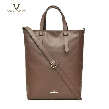 VOILA LEATHER | HEYDY Tas Tote Selempang Backpack Wanita Kulit Asli Genuine Leather Tas Kerja Laptop