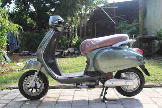 Sepeda Motor listrik U winfly T3 / Model Vespa Hijau
