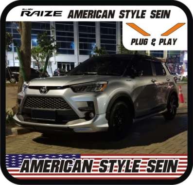 raize lampu sein american style sticker Multicolor