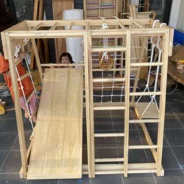 Brakiasi Avdar Kayu Jati Putih / Gamelina Montessori