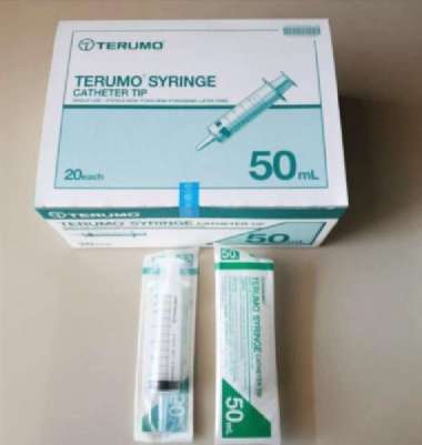 Spuit 50cc Terumo Lubang Tengah/ Terumo Syringe 50ml Catheter Tip