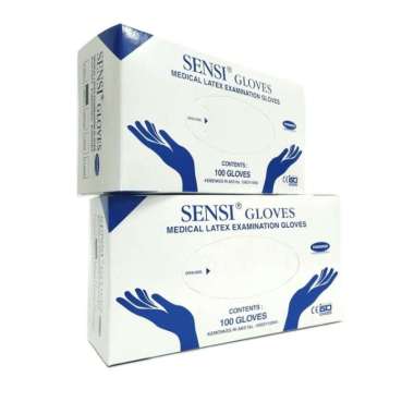 Sensi Sarung Tangan Latex / Sensi Gloves Medical Latex Examination Gl M
